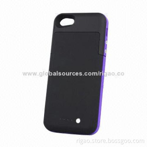 Battery Case for iPhone 5, 2,500mAh Battery, with Built-in LED Indicator